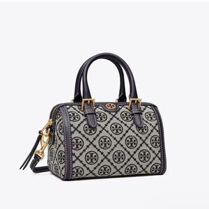 Tory Burch Petite T Monogram Barrel Bag NWT